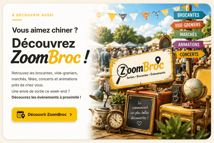 Découvrez ZoomBroc — Brocantes, vide-greniers et événements